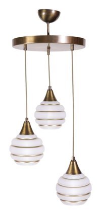 Eys Aydınlatma Jota 3'lü Siyah Metal Modern Alüminyum Salon-Oturma Odası Avize