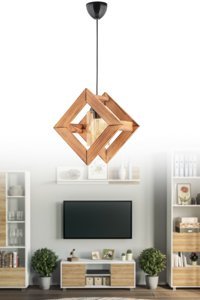 Bby Home & Desıgn Armond Tekli Gri Sarkıt Modern Plastik Salon-Oturma Odası Avize