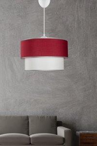 Bby Home & Desıgn Amaya Tekli Gri Sarkıt Modern Kumaş Salon-Oturma Odası Avize