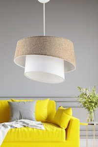 Esslight Beste 5'li Gümüş Kristal Taşlı Modern Metal Salon-Oturma Odası Avize