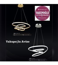 Vk Home Aydınlatma 7'li Bej Sarkıt Modern Cam Salon-Oturma Odası Avize