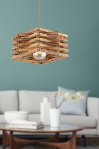Bby Home & Desıgn Camita Tekli Bej Sarkıt Modern Metal Salon-Oturma Odası Avize
