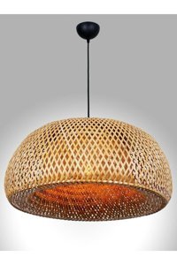 Fer Avize Rima 3'lü Metalik Sarkıt Modern Metal Salon-Oturma Odası Avize