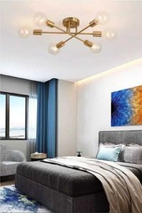 Bidolushop Diamond Tekli Bordo Sarkıt Modern Ahşap Antre-Hol Avize