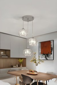 Triolux Tr1A196 Tekli Siyah Modern Alüminyum Salon-Oturma Odası Avize