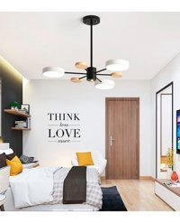 Rissa Tekli Beyaz Ledli Modern Alüminyum Salon-Oturma Odası Avize