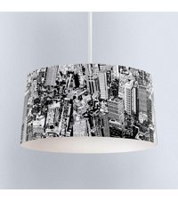 Bambaşka Moda Bmav-018 Tekli Çok Renkli Baskılı Modern Kumaş Bebek-Çocuk Odası Avize