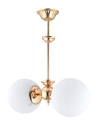 Homing Ayd-1889 Tekli Kahverengi Modern Kumaş Salon Avize