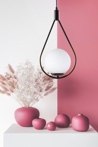 Evsehomes Tekli Pembe Modern Plastik Çocuk Odası Avize