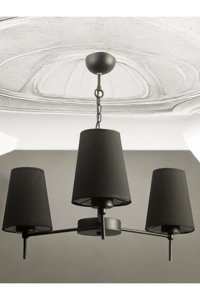 Avizade 3'lü Beyaz Sarkıt Modern Metal Salon-Oturma Odası Avize