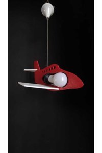 Luna Lighting 4136A-1A-03 Güneş Tekli Sarı Küre Modern Metal Salon-Oturma Odası Avize