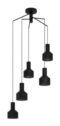 Ebruli Tekli Haki Modern Bambu Salon Avize
