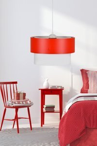 Art&Gift Tekli Beyaz Sarkıt Modern Plastik Salon-Oturma Odası Avize
