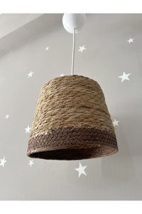 Homing Ayd-3707 Tekli Metalik Sarkıt Modern Bambu Salon-Oturma Odası Avize