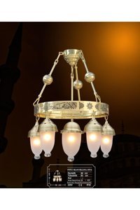 Tugu Home Baby Avize26 Tekli Çok Renkli Sarkıt Modern Kumaş Bebek-Çocuk Odası Avize