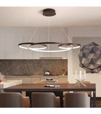 Polataydinlatma Oregon 3'lü Beyaz Modern Kumaş Salon Avize