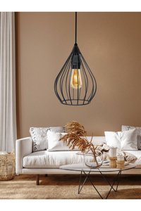 Hegza Lighting 3'lü Sarı Ledli Modern Alüminyum Salon-Oturma Odası Avize