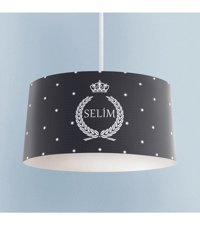Luna Lighting Luna Tekli Siyah Plafonyer Modern Metal Salon-Oturma Odası Avize