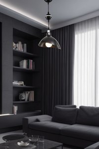 Last Touch Interıors No:5 5'li Altın Modern Ahşap Antre-Hol Avize