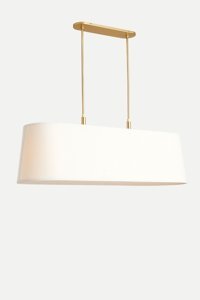 Ultra Home Colesium Tekli Bej Kristal Taşlı Modern Metal Mutfak Avize