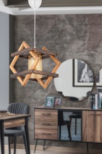 Bby Home & Desıgn Henza Tekli Beyaz Sarkıt Modern Metal Salon-Oturma Odası Avize