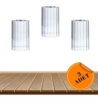 Luz Amarilla 3'lü Gri Ledli Modern Alüminyum Salon Avize
