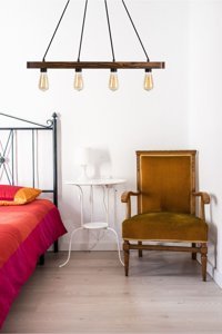 Rscollectıons 8'li Siyah Ledli Modern Alüminyum Salon Avize