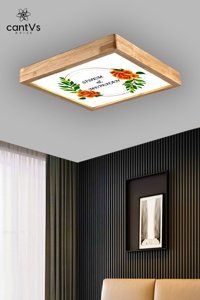Burenze 5'li Sarı Sarkıt Modern Metal Salon-Oturma Odası Avize