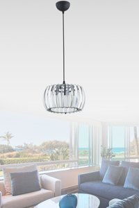 Hmydesign Hnmd-42 3'lü Kahverengi Hasır Otantik Hasır Salon-Oturma Odası Avize