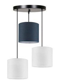 Ladco Aydınlatma M-7106-25-1 Tekli Siyah Sarkıt Modern Alüminyum Salon-Oturma Odası Avize