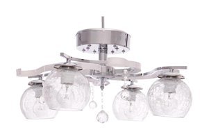 Tt Aydınlatma Tt025-Kr Tekli Beyaz Ledli Modern Alüminyum Salon-Oturma Odası Avize