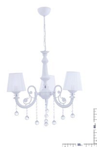 Üstün Avize Fabrikası 7'li Altın Kristal Taşlı Modern Çelik Antre-Hol Avize