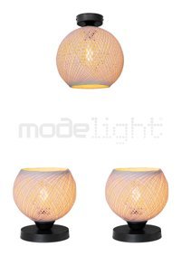 Mınımal Etıcaret Ve Bılgı Teknolojılerı Tekli Bej Şapkalı Modern Kumaş Salon-Oturma Odası Avize