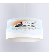 3D Else Halı Ay Dede Tekli Beyaz Sarkıt Modern Plastik Bebek-Çocuk Odası Avize