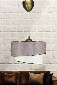 Eray Aydınlatma Tekli Sarı Ledli Modern Metal Salon-Oturma Odası Avize
