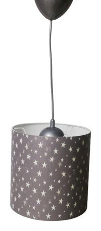 Şenay Aydınlatma Tekli Beyaz Kumaş Modern Kumaş Salon-Oturma Odası Avize