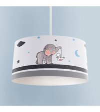 Bambaşka Moda Bmav-1015 Tekli Çok Renkli Pasta Modern Kumaş Bebek-Çocuk Odası Avize