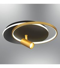 Lucea Tekli Bej Metal Modern Alüminyum Salon-Oturma Odası Avize