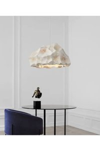 Blbndesign 6'lı Siyah Sarkıt Modern Metal Salon-Oturma Odası Avize