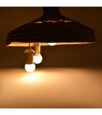 Retro 7'li Bej Sarkıt Modern Çelik Salon-Oturma Odası Avize