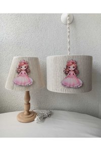 Lumexx April 3'lü Pembe Sarkıt Modern Hasır Salon-Oturma Odası Avize
