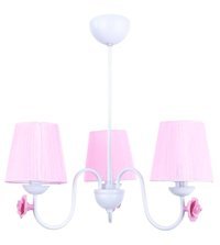 Ünal Aydınlatma Bella 2 4'lü Pembe Sarkıt Modern Ahşap Salon-Oturma Odası Avize