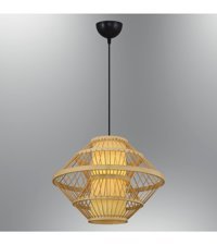 Lucea 1Xe27 Tekli Kahverengi Metal Modern Metal Salon-Oturma Odası Avize