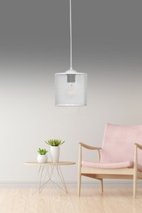 Sedef Avize 2'li Mavi Cam Modern Cam Salon-Oturma Odası Avize