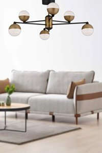 Sanctum 2'li Bej Sarkıt Modern Alüminyum Mutfak Avize
