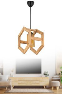 Bby Home & Desıgn Diya Tekli Beyaz Sarkıt Modern Metal Salon-Oturma Odası Avize