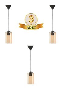 Bamyum Champion Tekli Yeşil Sarkıt Modern Metal Salon-Oturma Odası Avize