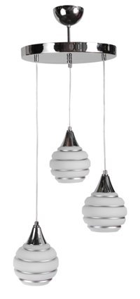 Eyshop Tekli Beyaz Ledli Modern Alüminyum Salon-Oturma Odası Avize