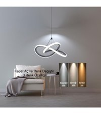 Sanctum Elmas 4'lü Bej Sarkıt Modern Alüminyum Salon-Oturma Odası Avize