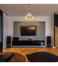 Miran Home 3'lü Kahverengi Ahşap Modern Ahşap Salon-Oturma Odası Avize